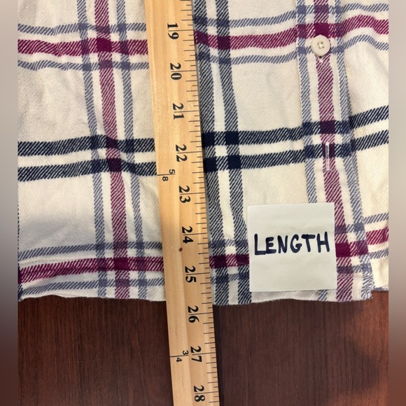 Patagonia Women's Organic Cotton Flannel Plaid Button Down Shirt Size 10 - Picture 8 of 8